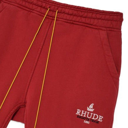 Rhude Mariner Regatta SweatshortTrousers & ShortsRhudeDPUS Designer OutletRedXSRhude Mariner Regatta Sweatshort