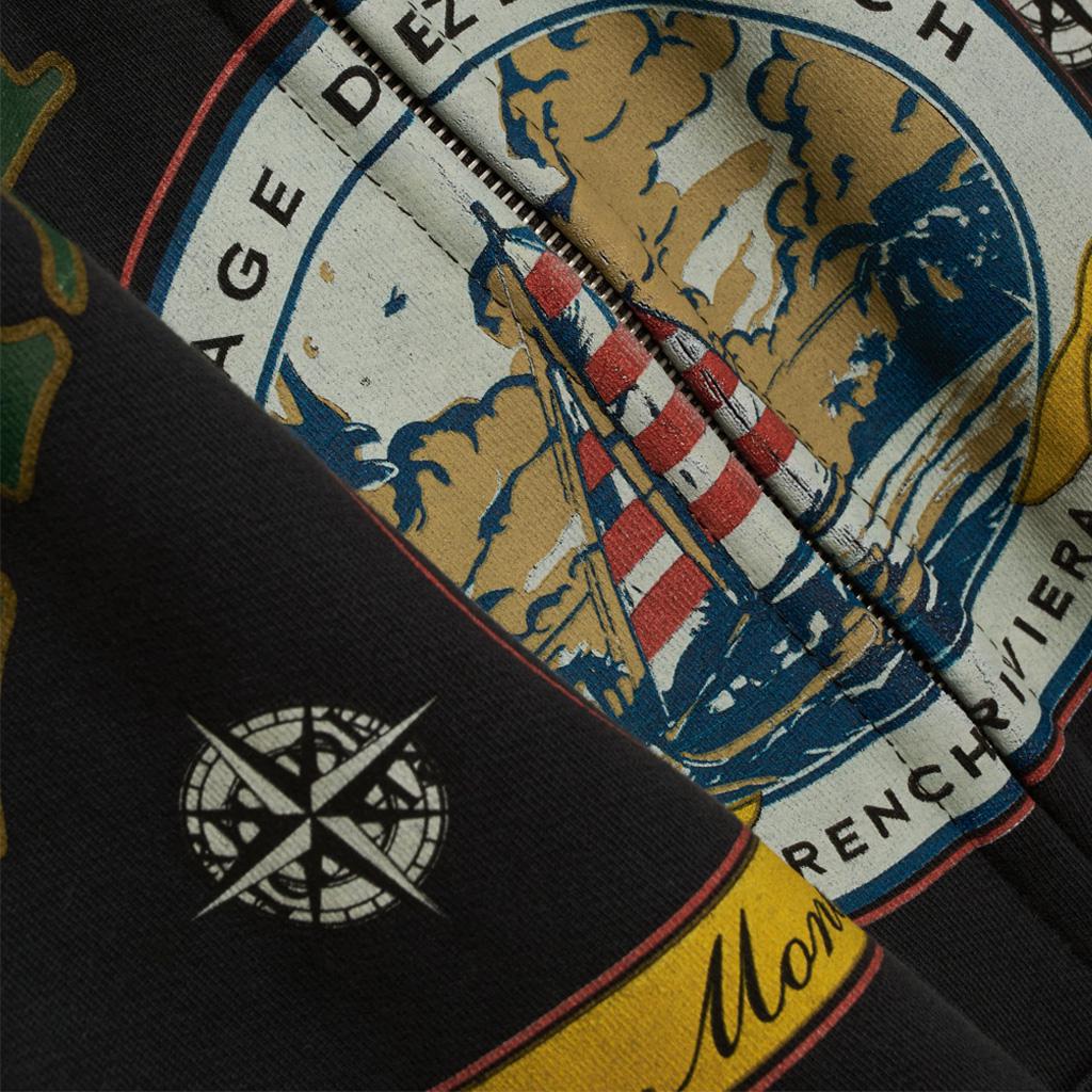 Rhude Monaco Regatta Hoodie in Vintage BlackHoodiesRhudeDPUS Designer Outlet8056216550466XSRhude Monaco Regatta Hoodie in Vintage Black