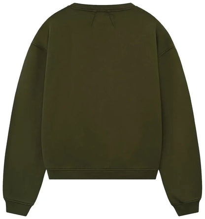 Rhude Oxford Crewneck Sweatshirt in Green