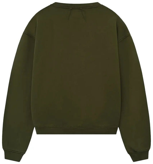 Rhude Oxford Crewneck Sweatshirt in Green