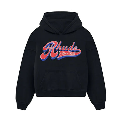 Rhude Pit Stop HoodieHoodies & Zip-UpsRhudeDPUS Designer OutletBlackXSRhude Pit Stop Hoodie