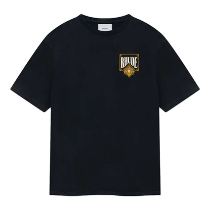 Rhude Playing Card TeeT-ShirtRhudeDPUS Designer OutletBlackXSRhude Playing Card Tee