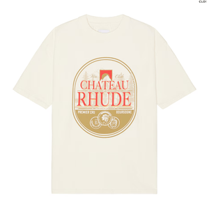 Rhude Premier Cru T-Shirt in Vintage WhiteT-ShirtsRhudeDPUS Designer OutletSRhude Premier Cru T-Shirt in Vintage White