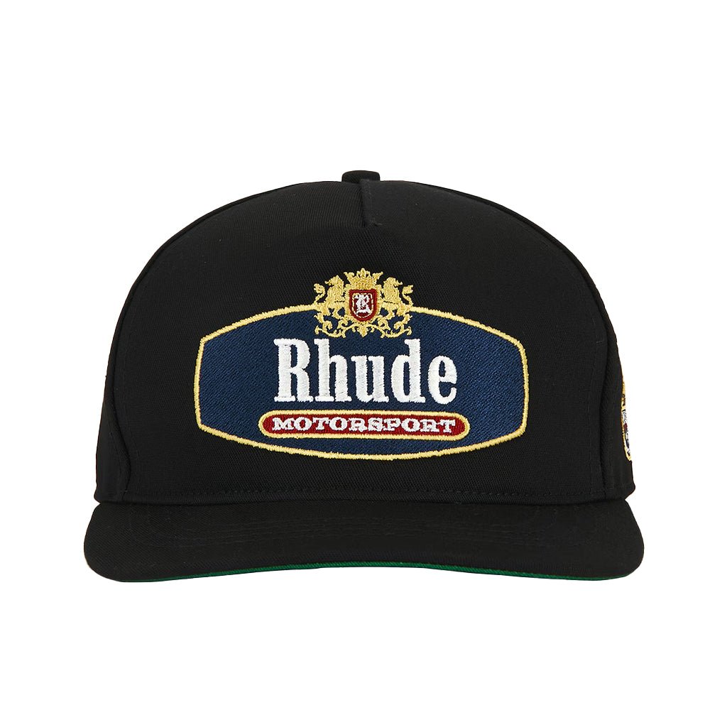 Rhude Racing Crest HatCaps & HatsRhudeDPUS Designer Outlet8053298567580BlackUNIRhude Racing Crest Hat