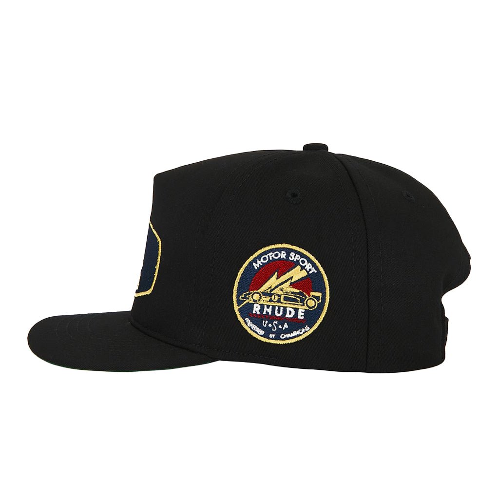 Rhude Racing Crest HatCaps & HatsRhudeDPUS Designer Outlet8053298567580BlackUNIRhude Racing Crest Hat