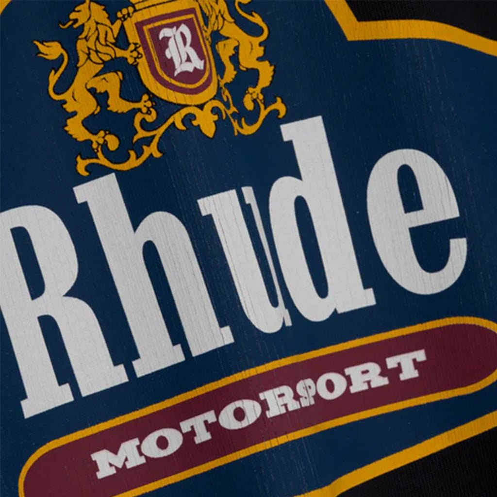 Rhude Racing Crest TeeT-ShirtRhudeDPUS Designer Outlet8058898427791Vintage BlackXSRhude Racing Crest Tee