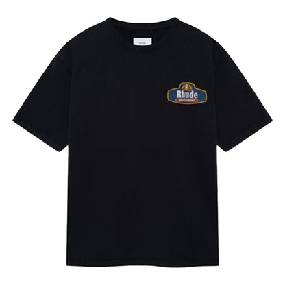Rhude Racing Crest TeeT-ShirtRhudeDPUS Designer Outlet8058898427791Vintage BlackXSRhude Racing Crest Tee