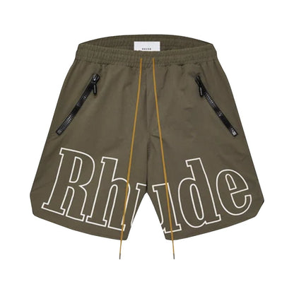 [Rhude] RH Logo ShortsShortsRhudeDPUS Designer OutletRHPF26SH01491-0004-STaupeS[Rhude] RH Logo Shorts