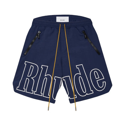 [Rhude] RH Logo ShortsShortsRhudeDPUS Designer OutletRHPF26SH01491-0043-S8055594834212NavyS[Rhude] RH Logo Shorts