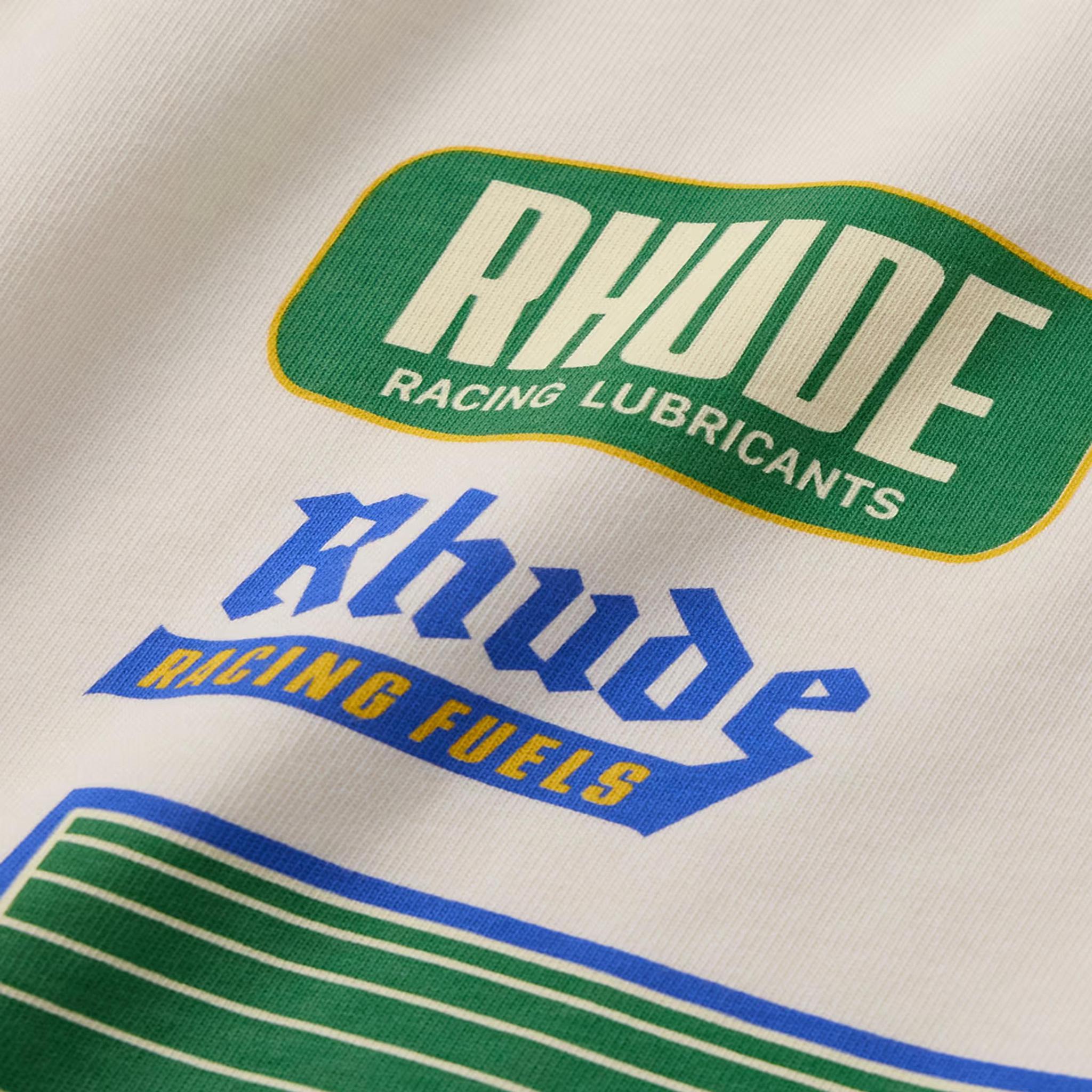 Rhude Roadway Racing T-Shirt in Vintage White