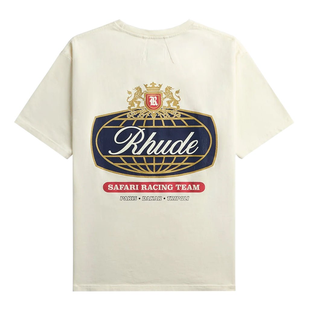 [Rhude] Safari Crest TeeT-ShirtRhudeDPUS Designer OutletRHPF26TT02012-6193-S8055594835554Vintage WhiteS[Rhude] Safari Crest Tee