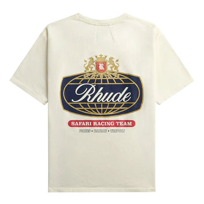 [Rhude] Safari Crest TeeT-ShirtRhudeDPUS Designer OutletRHPF26TT02012-6193-S8055594835554Vintage WhiteS[Rhude] Safari Crest Tee