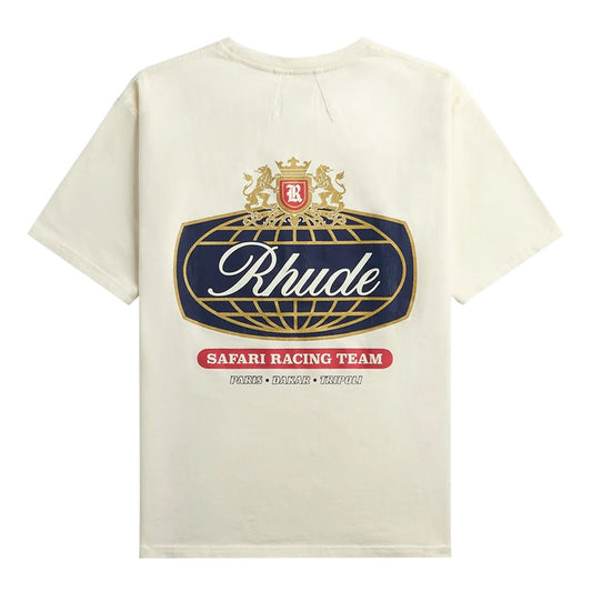 [Rhude] Safari Crest TeeT-ShirtRhudeDPUS Designer OutletRHPF26TT02012-6193-S8055594835554Vintage WhiteS[Rhude] Safari Crest Tee