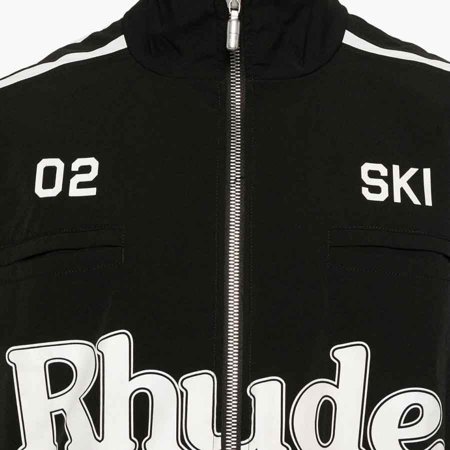 Rhude Ski Track Jacket in Black/WhiteCoats & JacketsRhudeDPUS8000000014214SRhude Ski Track Jacket in Black/White