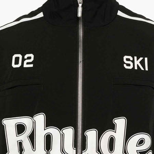 Rhude Ski Track Jacket in Black/WhiteCoats & JacketsRhudeDPUS8000000014214SRhude Ski Track Jacket in Black/White