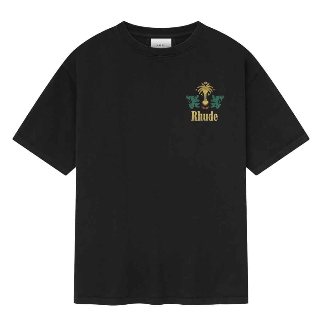 Rhude Tabaco T-Shirt in Vintage Black