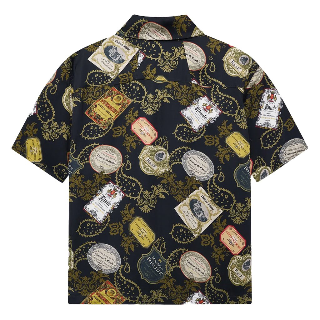 [Rhude] Vin Bandana Print Button-Up ShirtShirtsRhudeDPUS Designer OutletRHPF26SS02202-C933-S8055594834854BlackS[Rhude] Vin Bandana Print Button-Up Shirt