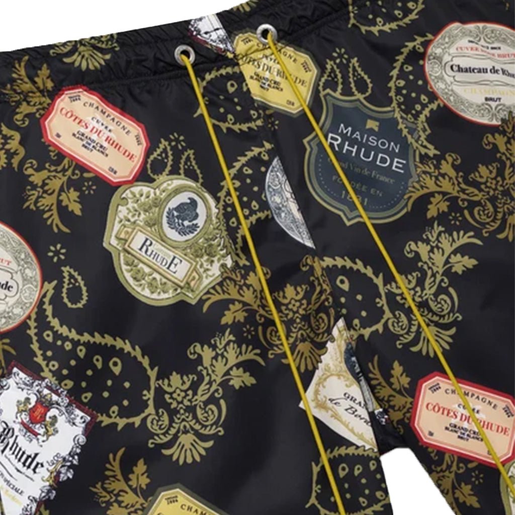 [Rhude] Vin Bandana Printed SwimshortsSwimshortsRhudeDPUS Designer OutletRHPF26SM03219-C933-S8055594834496BlackS[Rhude] Vin Bandana Printed Swimshorts