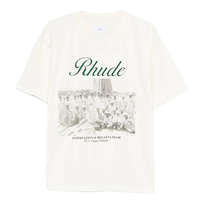 Rhude Virgin Islands Script Tee In Vintage White/ Black/ GreenT-ShirtsRhudeDPUS Designer Outlet8053298018242XSRhude Virgin Islands Script Tee In Vintage White/ Black/ Green