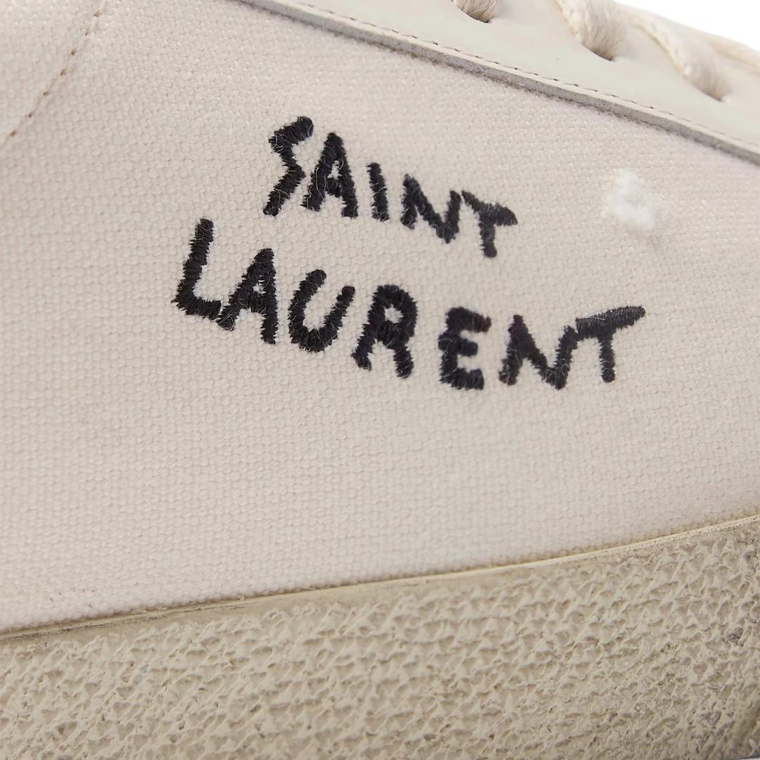 Saint Laurent SL - 06 Court Leather Sneakers in CreamSneakersSaint LaurentDPUS Designer Outlet809156429841Saint Laurent SL - 06 Court Leather Sneakers in Cream