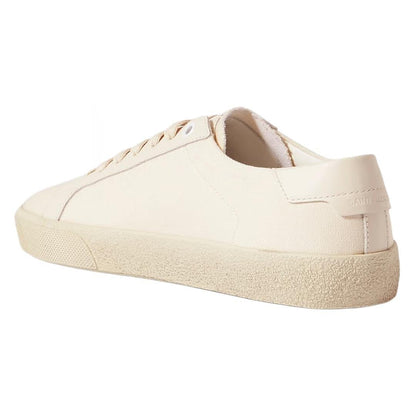 Saint Laurent SL - 06 Court Leather Sneakers in CreamSneakersSaint LaurentDPUS Designer Outlet809156429841Saint Laurent SL - 06 Court Leather Sneakers in Cream