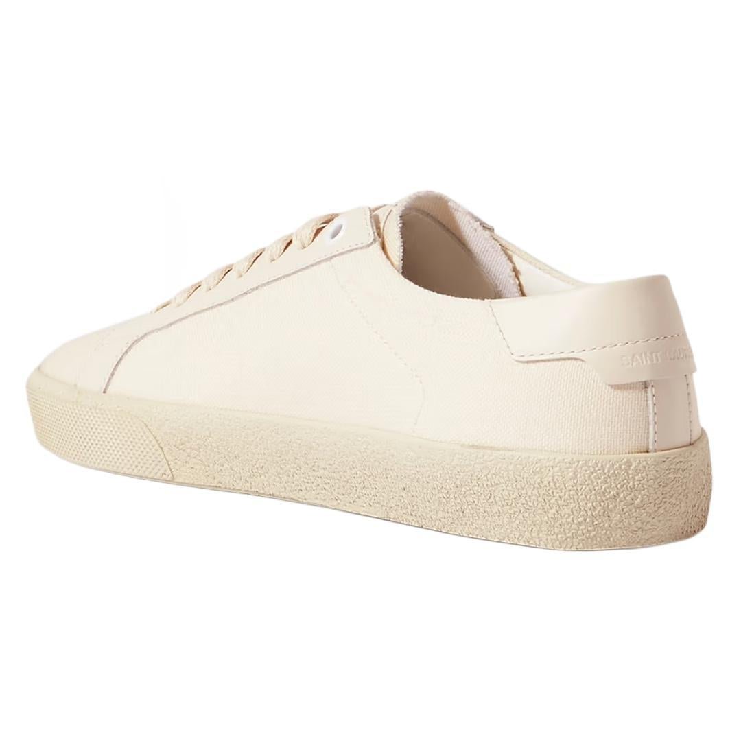 Saint Laurent SL - 06 Court Leather Sneakers in CreamSneakersSaint LaurentDPUS Designer Outlet809156429841Saint Laurent SL - 06 Court Leather Sneakers in Cream