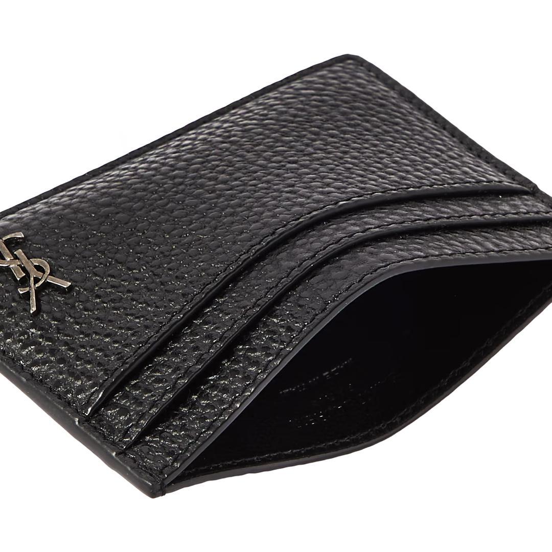 Saint Laurent Tin Mon Grained Leather Card Holder in BlackCardholdersSaint LaurentDPUS Designer OutletEPPY309095A8133230808UNISaint Laurent Tin Mon Grained Leather Card Holder in Black