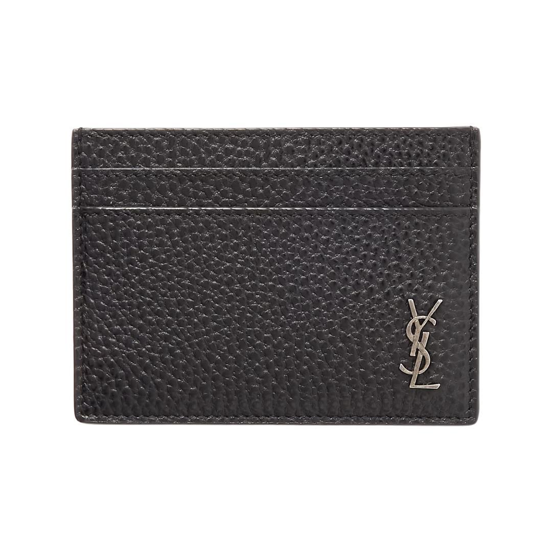 Saint Laurent Tin Mon Grained Leather Card Holder in BlackCardholdersSaint LaurentDPUS Designer OutletEPPY309095A8133230808UNISaint Laurent Tin Mon Grained Leather Card Holder in Black