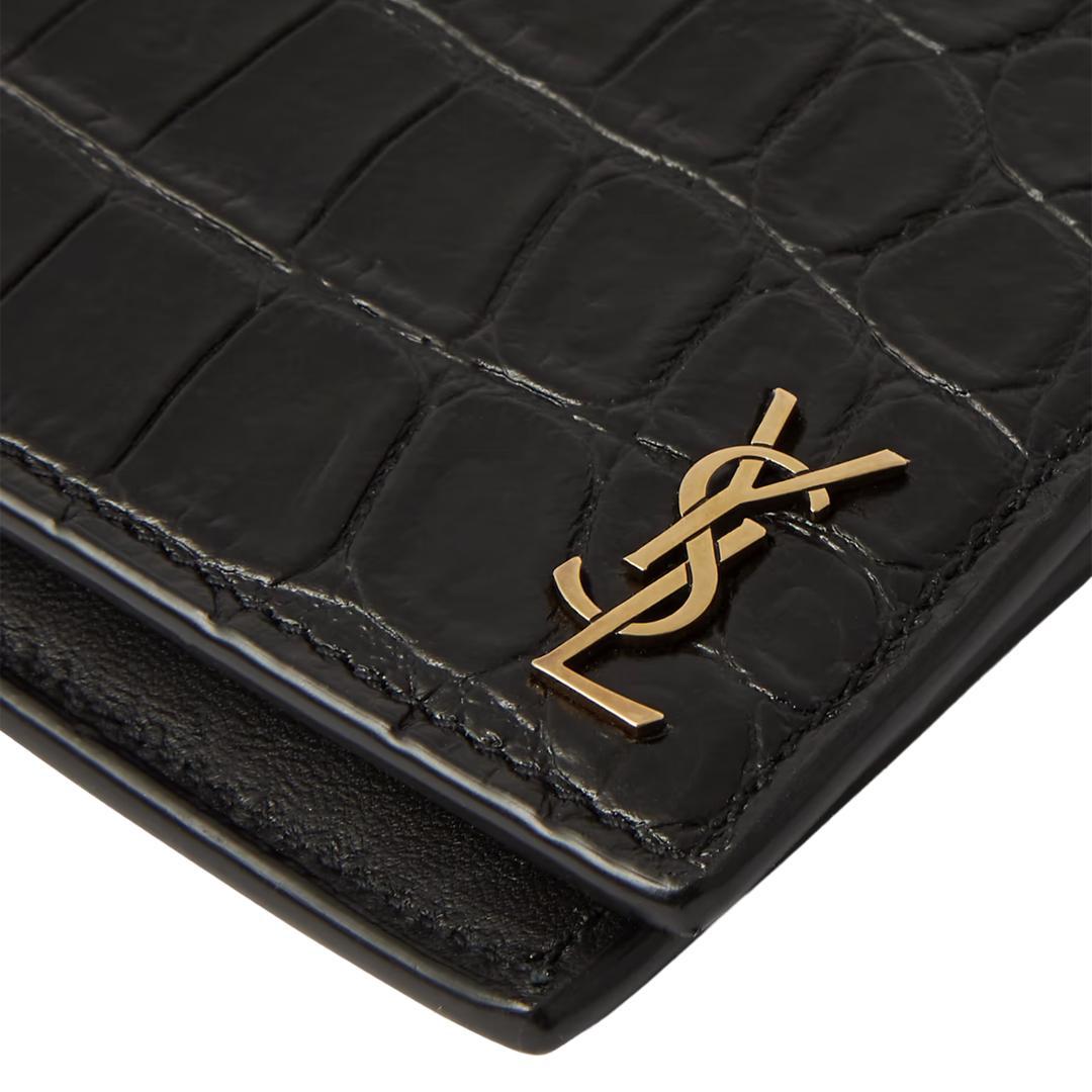 Saint Laurent Tiny Cocco Print Bi - Fold Wallet in BlackWalletsSaint LaurentDPUS Designer OutletEPPY306197A8091567882UNISaint Laurent Tiny Cocco Print Bi - Fold Wallet in Black