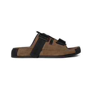 Stone Island Shadow Project Sandal Suede & Tape in Brown