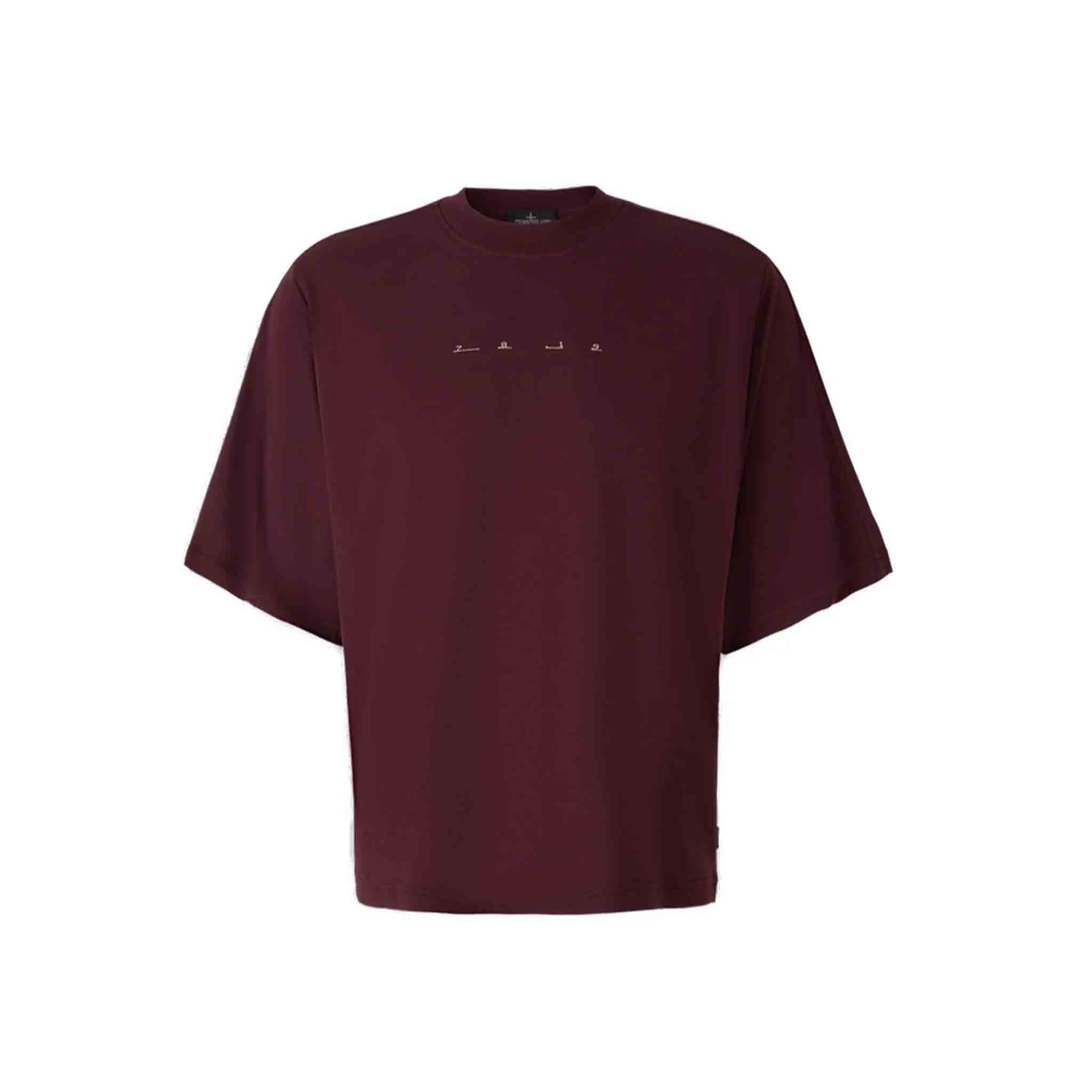 Stone Island Shadow Project Mako Cotton Interlock T-Shirt in Maroon