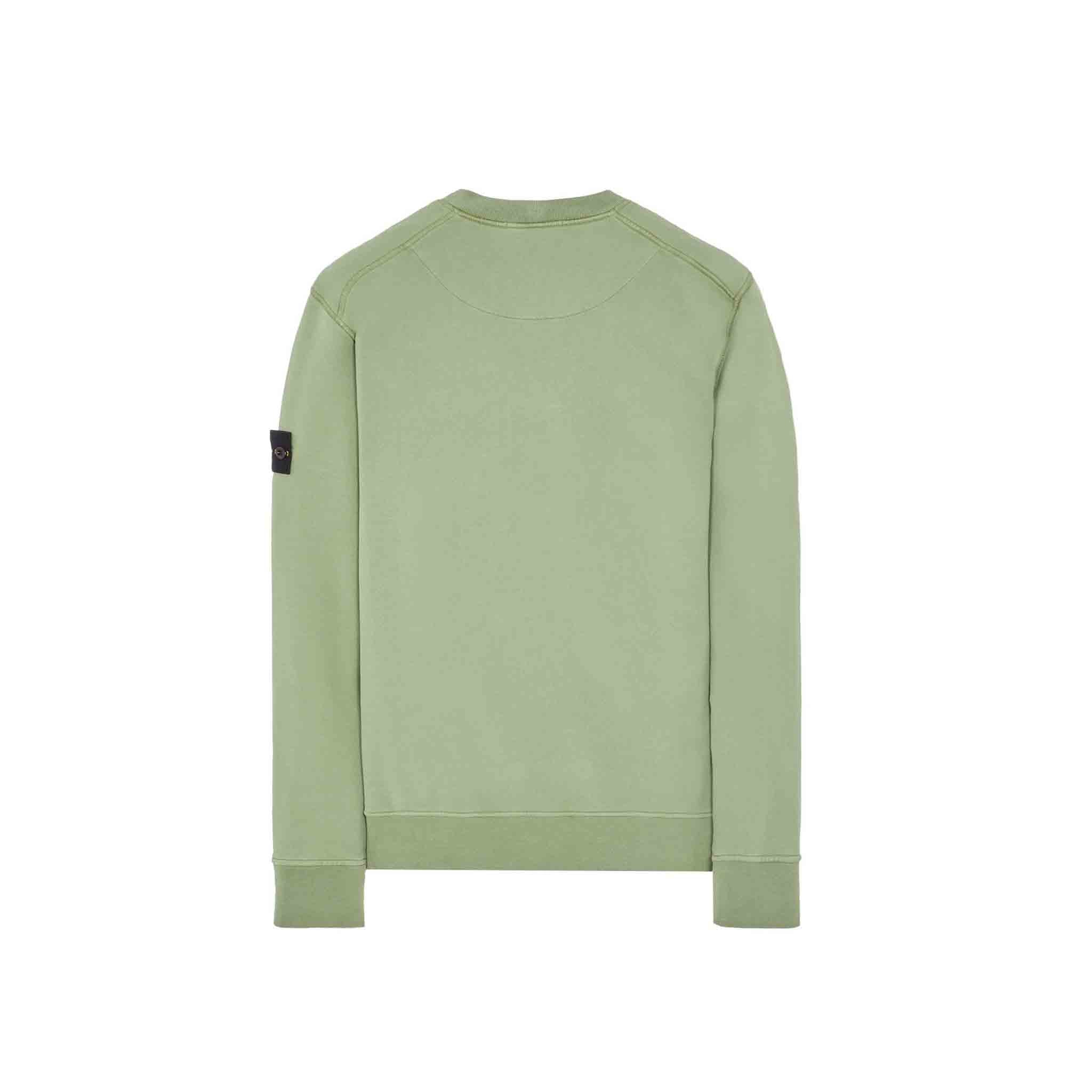Stone Island Crewneck Sweatshirt in Sage Green