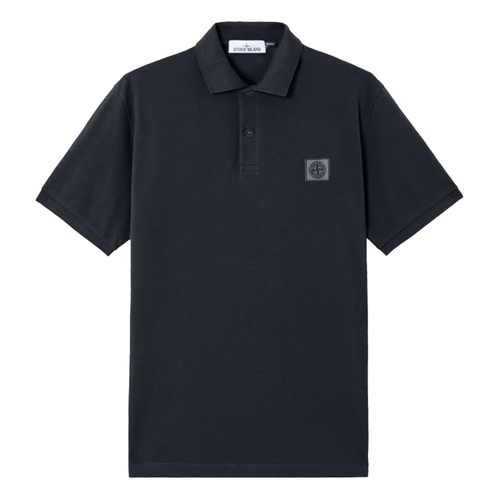 Stone Island 50/2 Cotton Pique Compass Patch PoloT-ShirtsStone IslandDPUS Designer OutletNavy BlueSStone Island 50/2 Cotton Pique Compass Patch Polo
