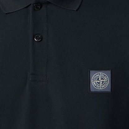 Stone Island 50/2 Cotton Pique Compass Patch PoloT-ShirtsStone IslandDPUS Designer OutletNavy BlueSStone Island 50/2 Cotton Pique Compass Patch Polo