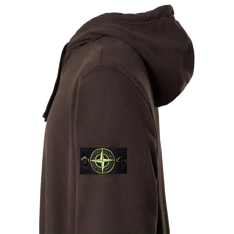 Stone Island Brushed Cotton Fleece Hooded Sweatshirt Pouch Pocket in Lead GreyHoodies & Zip - UpsStone IslandDPUS Designer Outlet8053813467609SStone Island Brushed Cotton Fleece Hooded Sweatshirt Pouch Pocket in Lead Grey