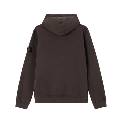 Stone Island Brushed Cotton Fleece Hooded Sweatshirt Pouch Pocket in Lead GreyHoodies & Zip - UpsStone IslandDPUS Designer Outlet8053813467609SStone Island Brushed Cotton Fleece Hooded Sweatshirt Pouch Pocket in Lead Grey