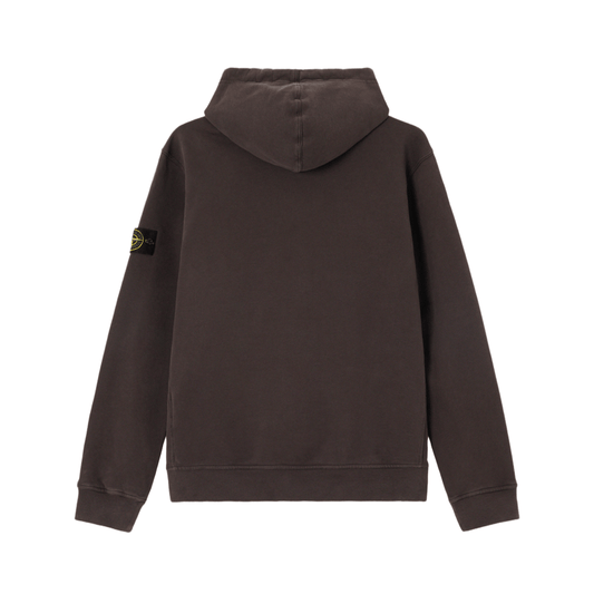 Stone Island Brushed Cotton Fleece Hooded Sweatshirt Pouch Pocket in Lead GreyHoodies & Zip - UpsStone IslandDPUS Designer Outlet8053813467609SStone Island Brushed Cotton Fleece Hooded Sweatshirt Pouch Pocket in Lead Grey