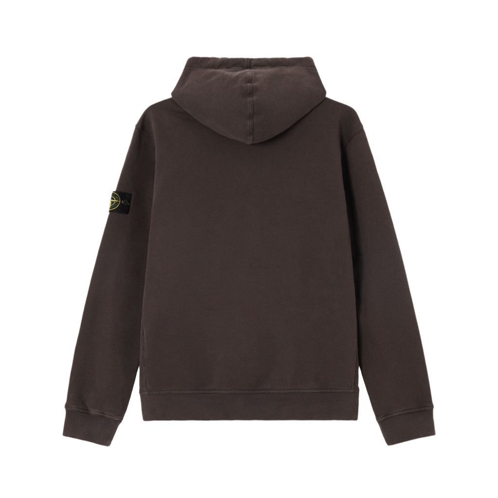 Stone Island Brushed Cotton Fleece Hooded Sweatshirt Pouch Pocket in Lead GreyHoodies & Zip - UpsStone IslandDPUS Designer Outlet8053813467609SStone Island Brushed Cotton Fleece Hooded Sweatshirt Pouch Pocket in Lead Grey
