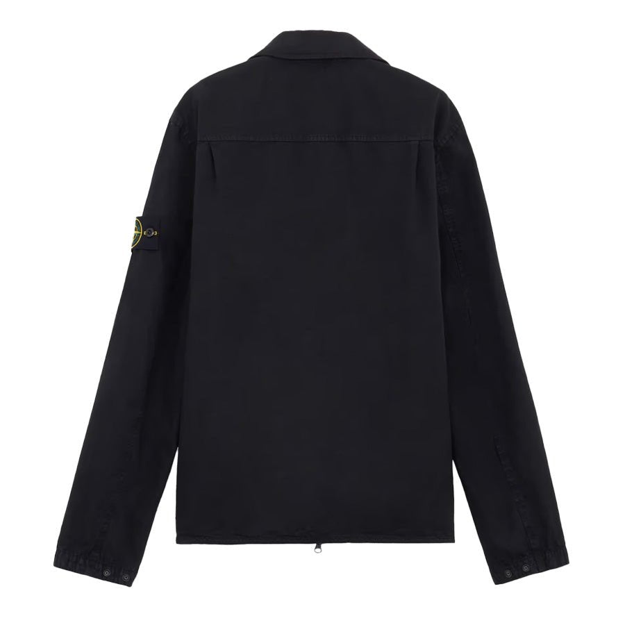 Stone Island Brushed Cotton 'Old' Effect Overshirt in Lead GreyOvershirtStone IslandDPUSSStone Island Brushed Cotton 'Old' Effect Overshirt in Lead Grey