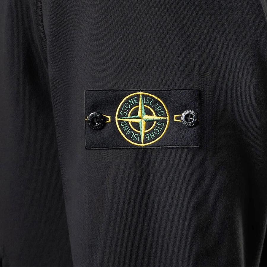 Stone Island Brushed Cotton Regular Fit Zip - Up Hoodie in BlackHoodies & Zip - UpsStone IslandDPUS Designer Outlet8053813440503SStone Island Brushed Cotton Regular Fit Zip - Up Hoodie in Black