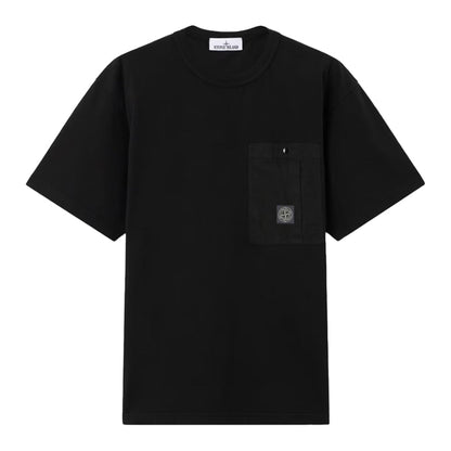 Stone Island Combed Cotton Pocket Logo T-ShirtT-ShirtsStone IslandDPUS Designer Outlet8053819376073BlackSStone Island Combed Cotton Pocket Logo T-Shirt