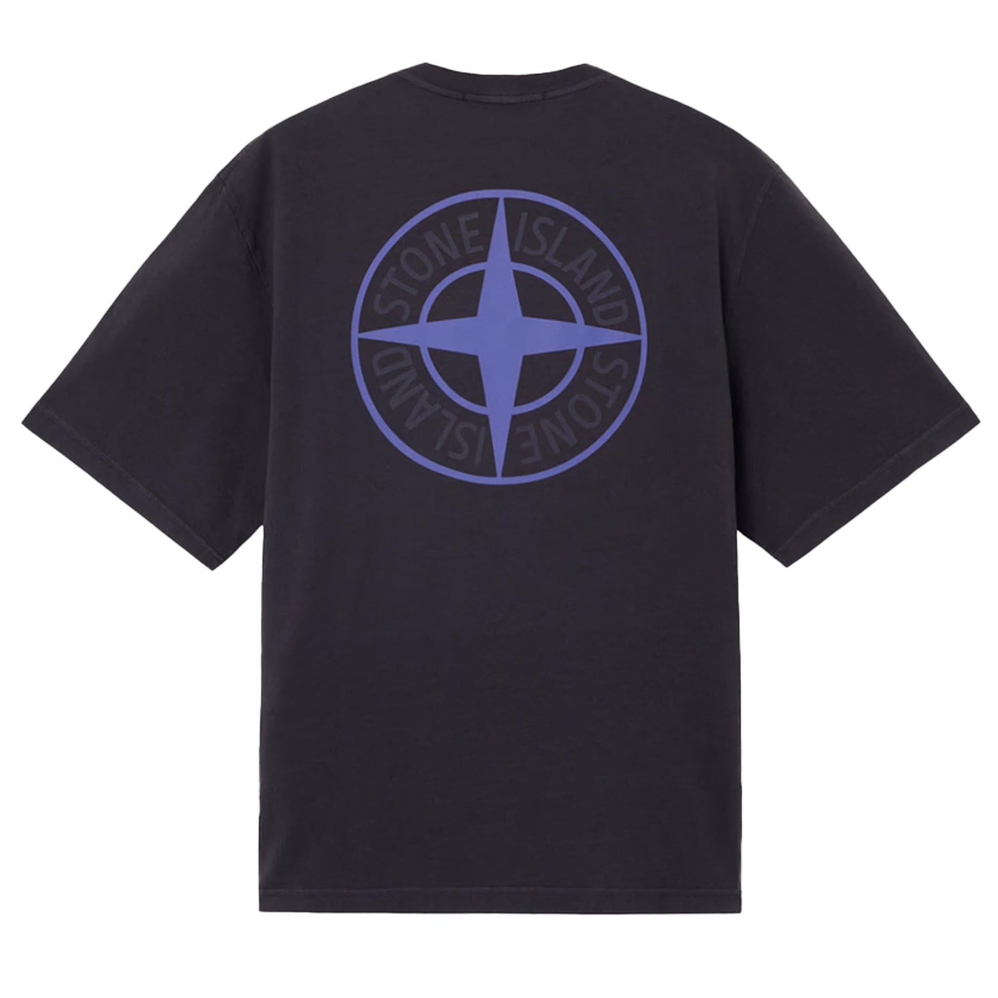 Stone Island Combed Organic Cotton T-Shirt in Ink