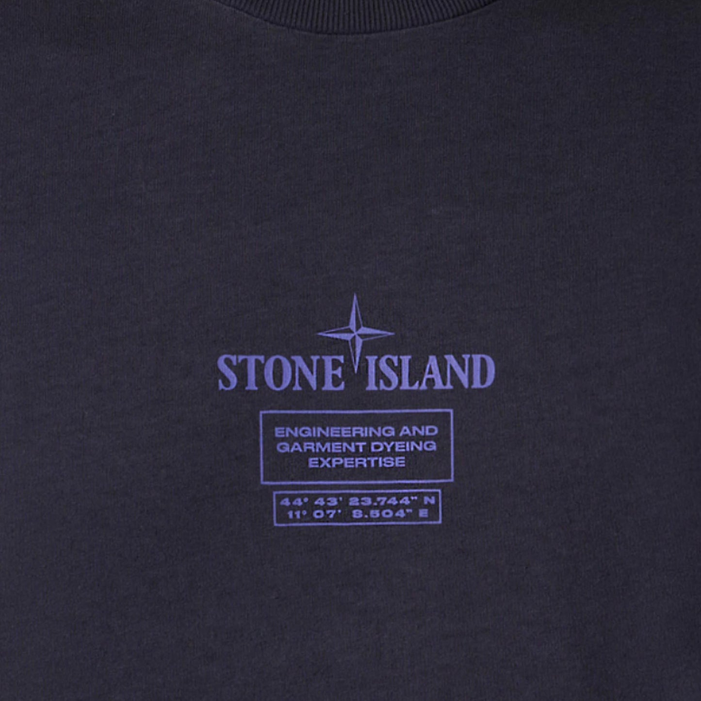 Stone Island Combed Organic Cotton T-Shirt in Ink