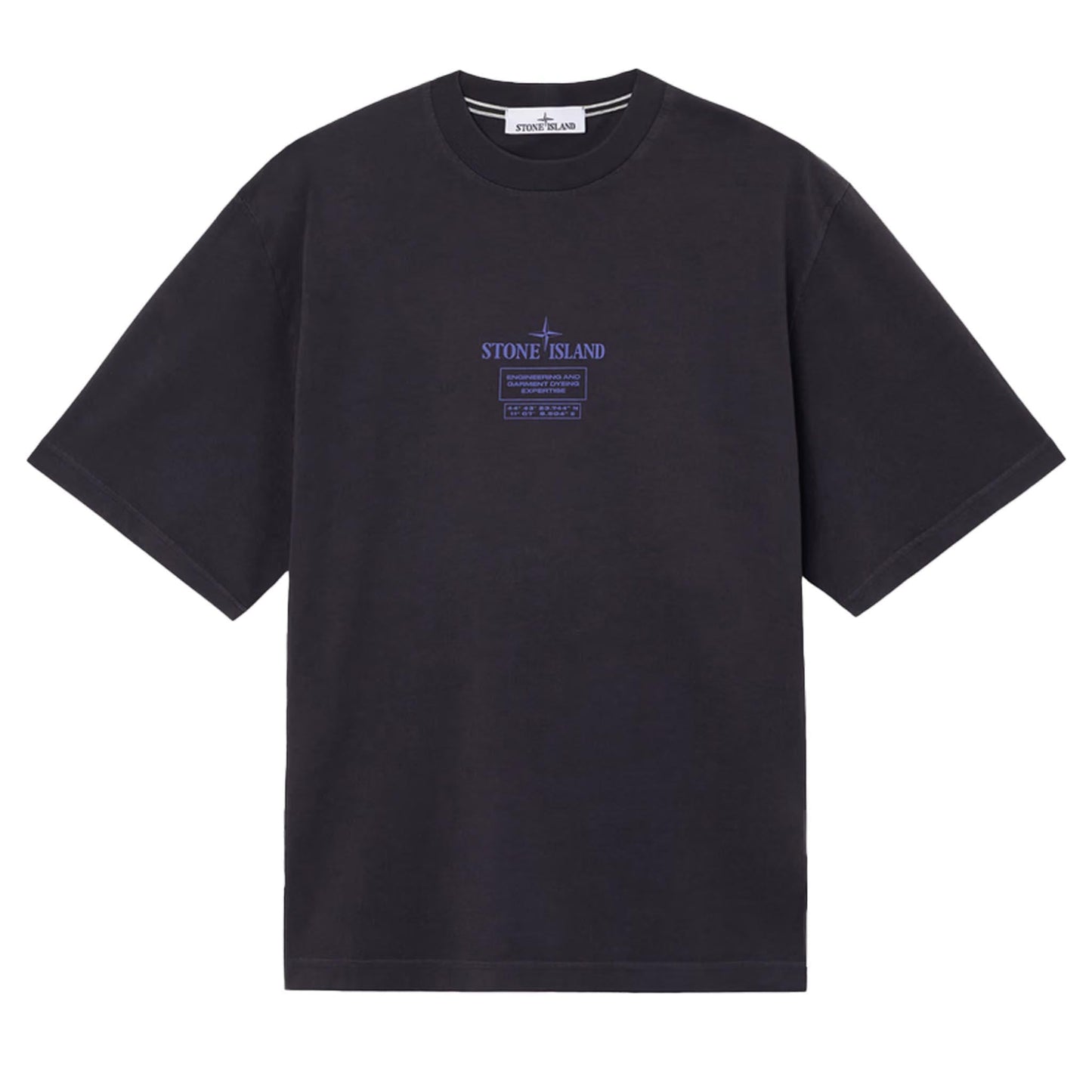 Stone Island Combed Organic Cotton T-Shirt in Ink