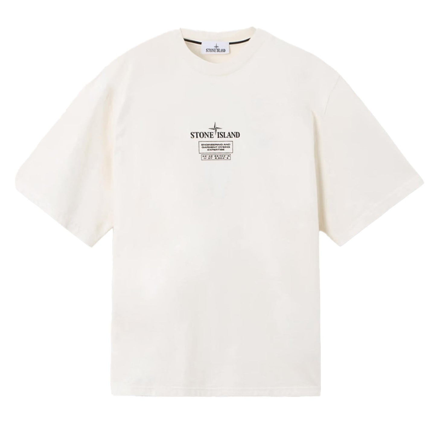 Stone Island Combed Organic Cotton T-Shirt in IvoryStone IslandDPUS Designer OutletSStone Island Combed Organic Cotton T-Shirt in Ivory