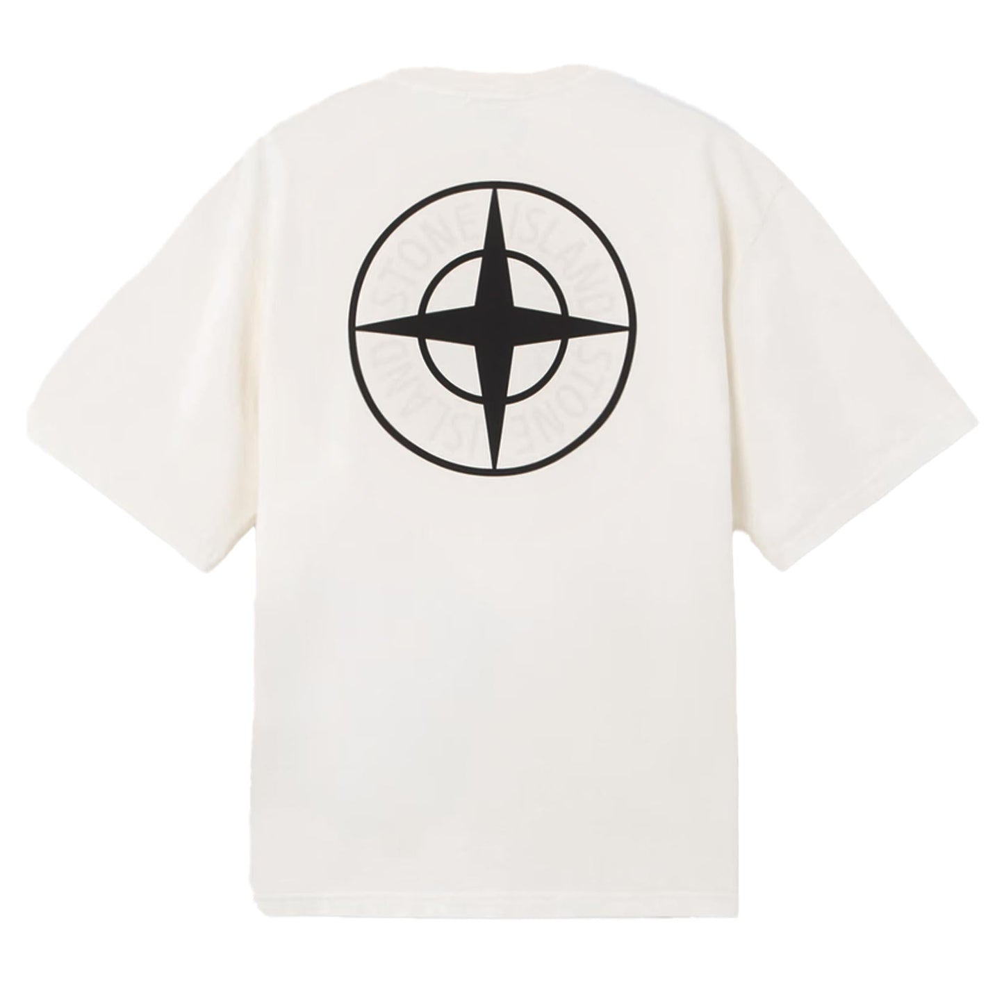 Stone Island Combed Organic Cotton T-Shirt in IvoryStone IslandDPUS Designer OutletSStone Island Combed Organic Cotton T-Shirt in Ivory