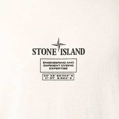 Stone Island Combed Organic Cotton T-Shirt in IvoryStone IslandDPUS Designer OutletSStone Island Combed Organic Cotton T-Shirt in Ivory