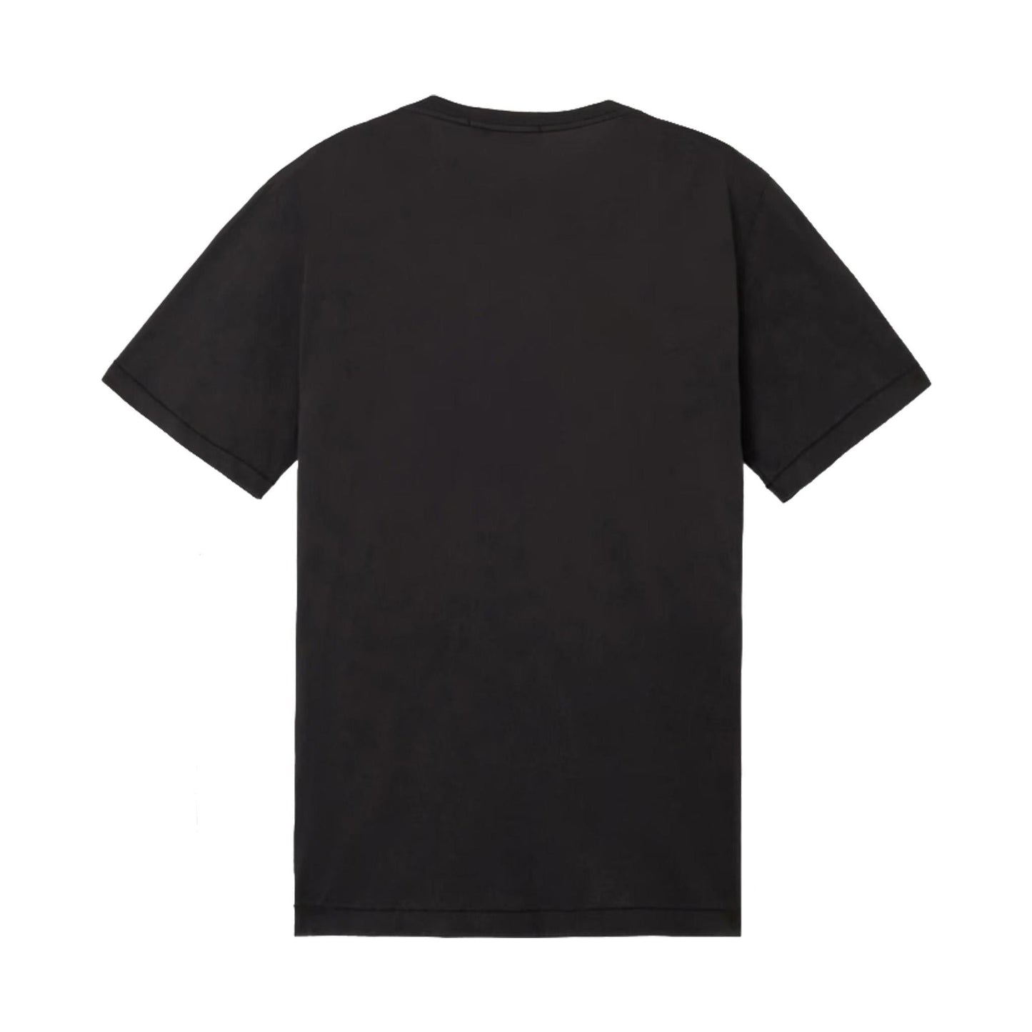Stone Island Compass Logo Cotton T-Shirt in Black