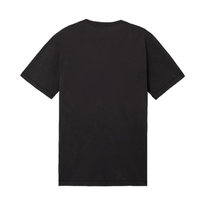 Stone Island Compass Logo Cotton T-Shirt in Black