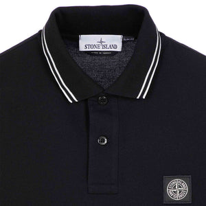 Stone Island Compass Logo Polo in BlackPolosStone IslandDPUS8052572852077SStone Island Compass Logo Polo in Black